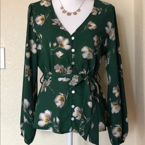 Charlotte Russe floral blouse